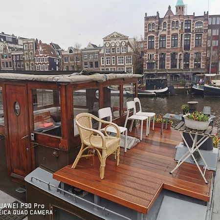 Waterloo Square River Vieuw Houseboat Amsterdam Bagian luar foto