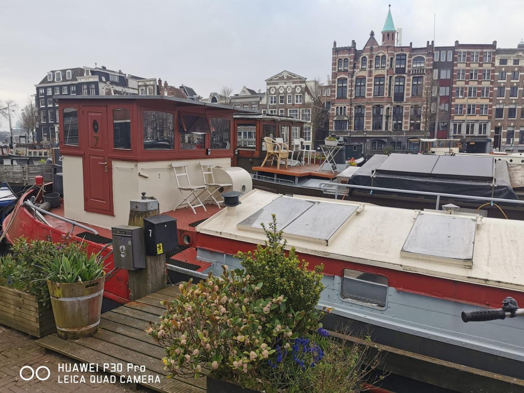 Waterloo Square River Vieuw Houseboat Amsterdam Bagian luar foto