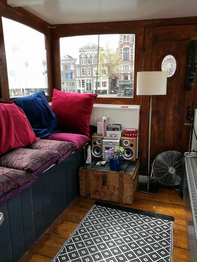 Waterloo Square River Vieuw Houseboat Amsterdam Bagian luar foto