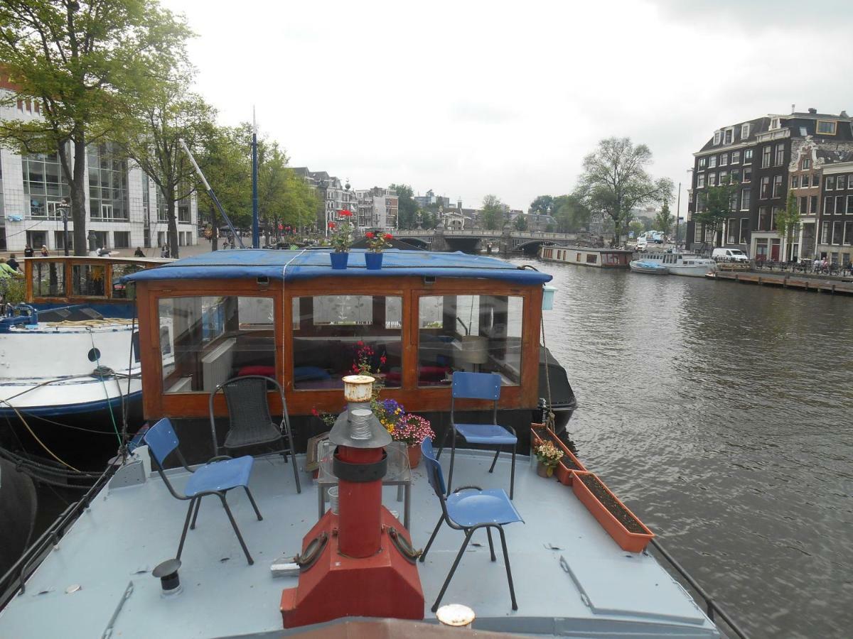 Waterloo Square River Vieuw Houseboat Amsterdam Bagian luar foto
