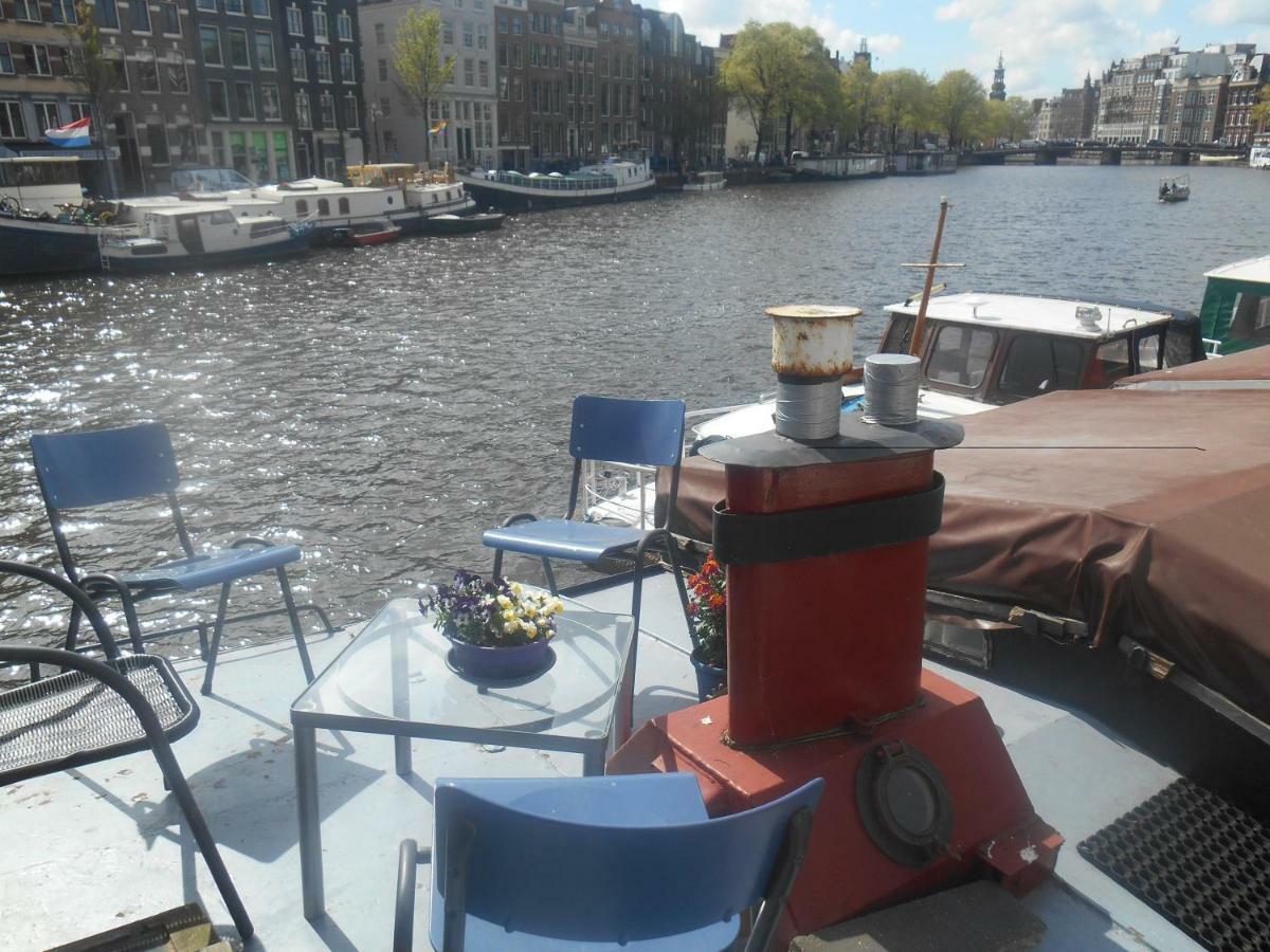 Waterloo Square River Vieuw Houseboat Amsterdam Bagian luar foto
