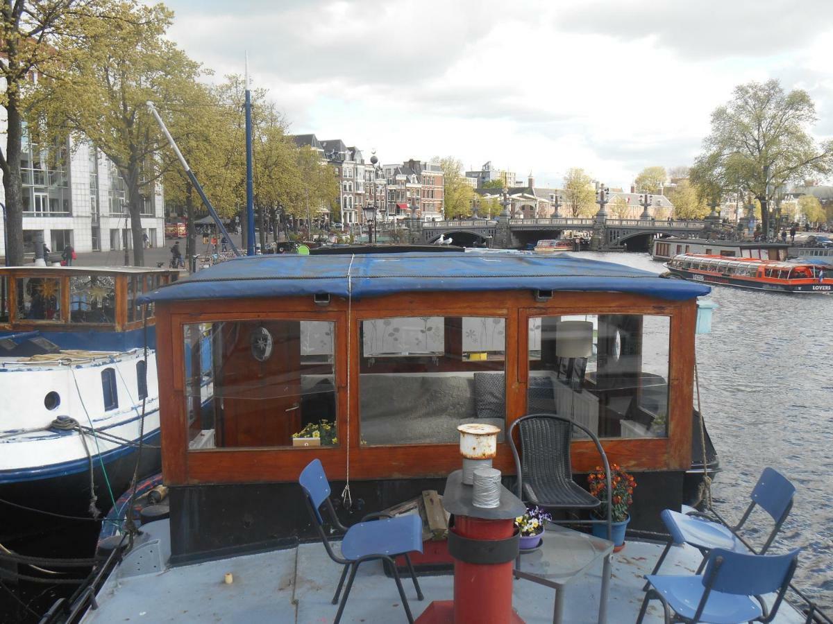 Waterloo Square River Vieuw Houseboat Amsterdam Bagian luar foto