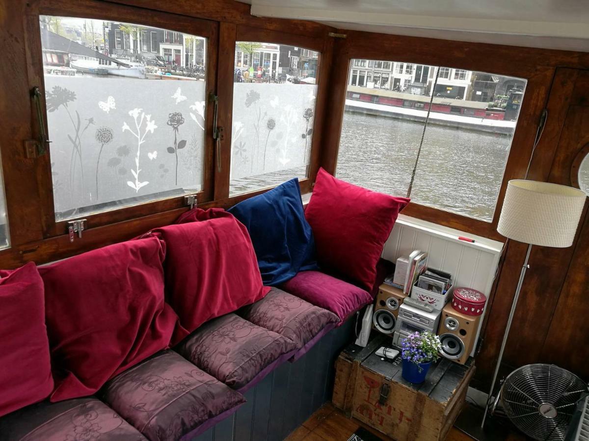 Waterloo Square River Vieuw Houseboat Amsterdam Bagian luar foto